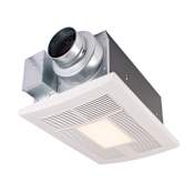 Panasonic 110 CFM 0.7 Sone Ceiling Mounted Exhaust Fan with Heater and Light White